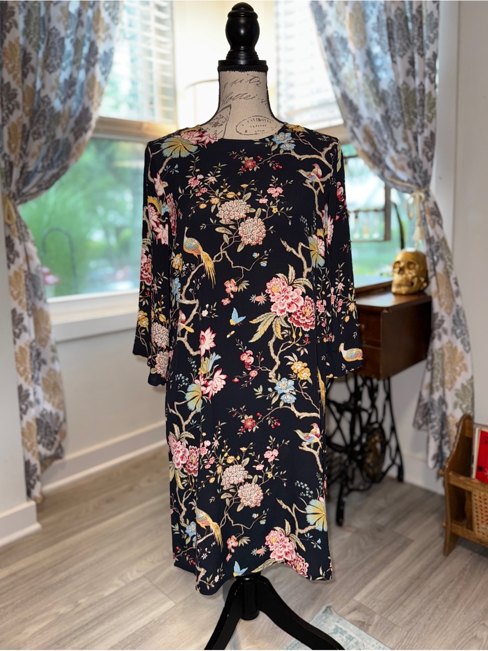 H&M x GP&J floral shift dress